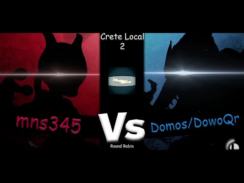 Crete Local 2 - mns345 (mewtwo) vs Domos/DowoQr (Ridley, Little mac) Round Robin - SSBU