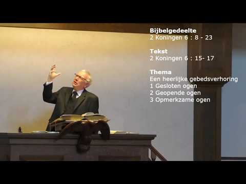 28-06-2020 18:00 Kerkdienst geleid door Ds. A.A. Egas