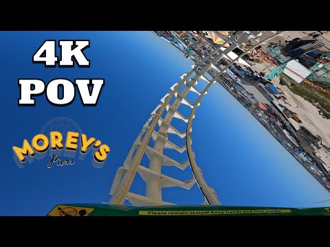 Front row point of view footage of Sea Serpent