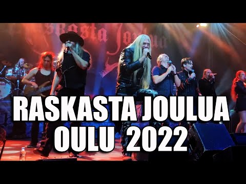 Raskasta Joulua - Tulkoon Joulu - vocals by Marko Hietala et al - Oulu 2022  (Phone -cam)