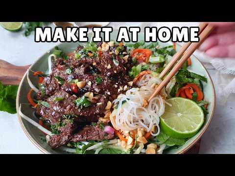Vietnamese Lemongrass Beef & Vermicelli Salad