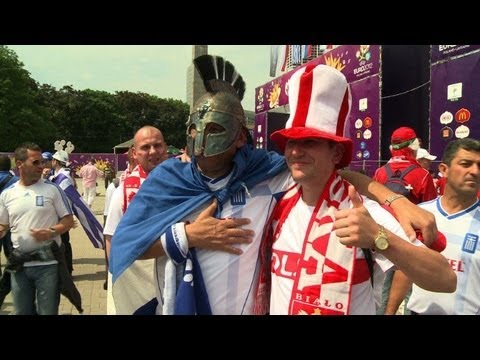 Excitement in Warsaw ahead of Euro 2012 kick off