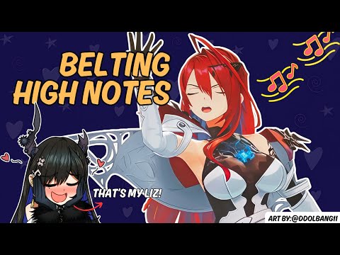 [Hololive] Liz Belts High Notes! Rissa's Live Reaction [Elizabeth Rose Bloodflame/Nerrisa Ravecroft]