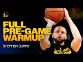 Stephen Curry S FULL Warmup Routine Is Art