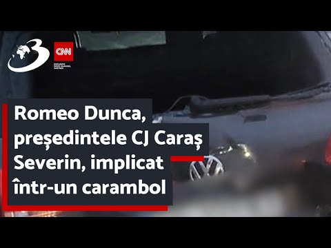 Romeo Dunca, președintele CJ Caraș Severin, implicat într-un carambol