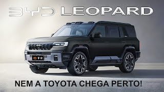 BYD LEOPARD 8 LUXO ATÉ ONDE NÃO PRECISA.