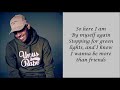 Chris Brown Should Ve Kissed You Lyrics