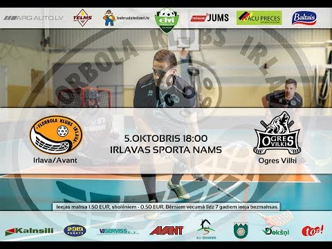 Highlights: Irlava/Avant - Ogres Vilki (florbols, virslīga)