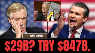 Independent King Opens CLASSIFIED FILE — Hegseth's War Cost Numbers Were All Wrong — Room ERUPTS