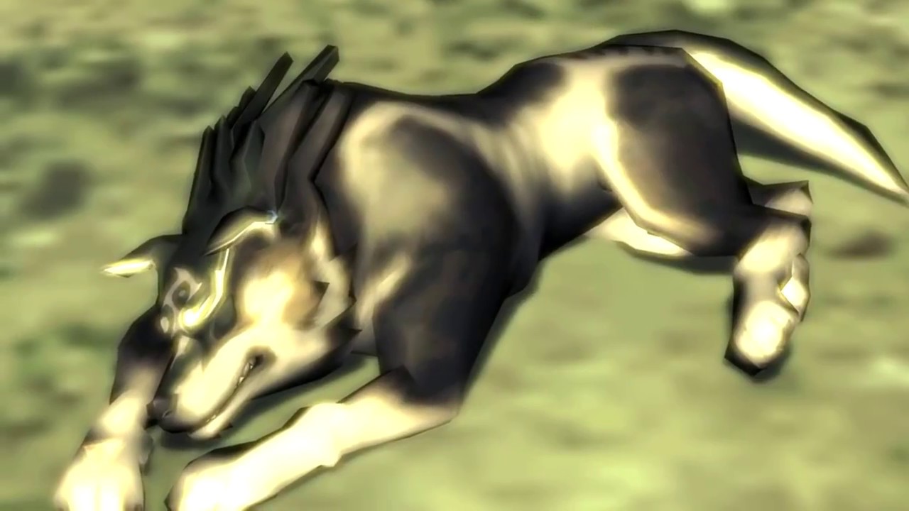 Twilight Princess - Link to Wolf Transformation [WII 1080 Fullscreen HD ] Clip
