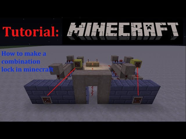 HOW TO: build a combination lock that uses item-frames (improved ...