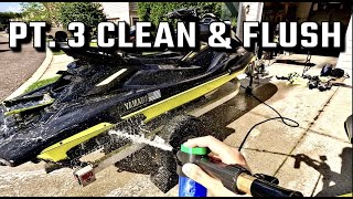 How to clean and flush your jetski after riding.