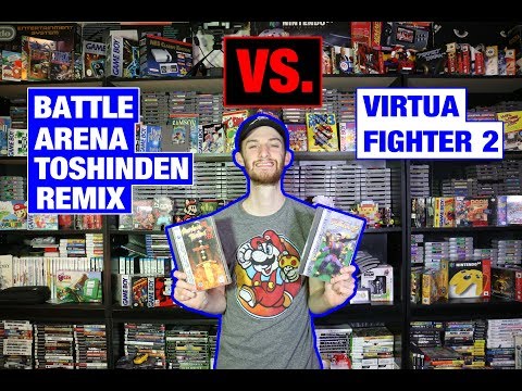 Sega Saturn Fighters Battle It Out! || Battle Arena Toshiden Remix Vs. Virtua Fighter 2
