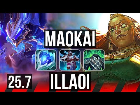 MAOKAI vs ILLAOI (TOP) | 4/0/7 | KR Master | 25.7