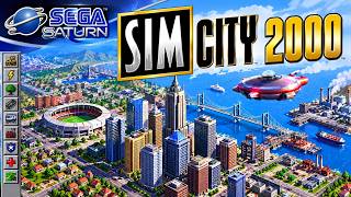 SimCity 2000 - Sega Saturn (Gameplay)