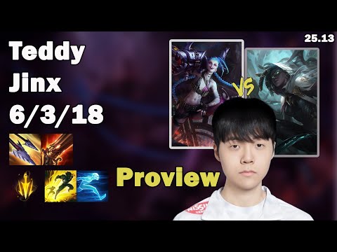 Teddy Jinx Proview | Korean Challenger | Patch 25.13