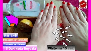 CANLI CANLI CİLT RENGİ AÇAN UYGULAMA - İZLE & DENE BEYAZLA! CİLT BAKIMI- EASYDIY