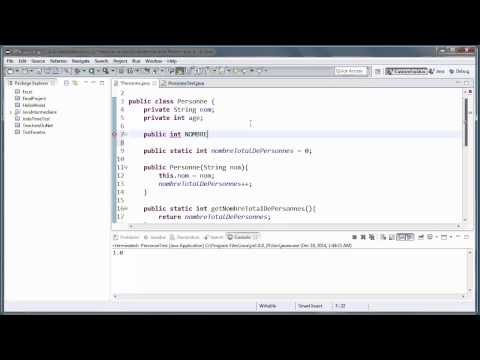 JAVA Intermédiaire 1 Introduction