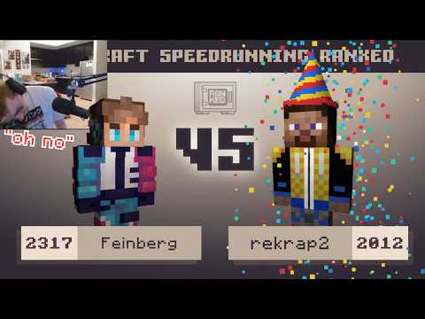 Unc vs GOAT | Feinberg vs Rekrap2 | MCSR Ranked 1v1