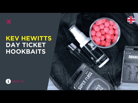 ***Carp Fishing TV*** Day Ticket Hook Baits - Kev Hewitt