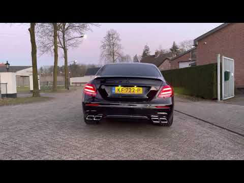 Mercedes e220d with active sound generator soundbox active sound exhaust Xhaust