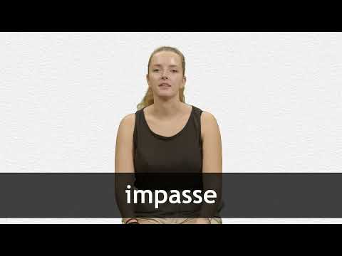 Pronunciation of Impasse  Definition of Impasse 