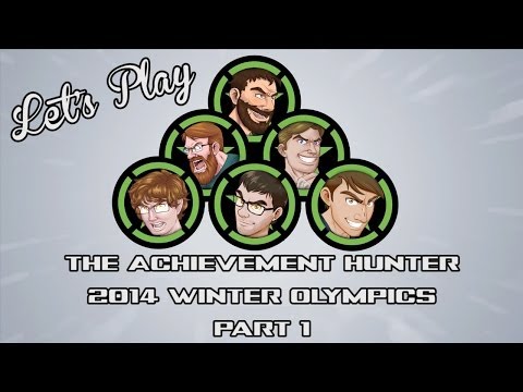 Let's Play - The Achievement Hunter 2014 Winter Olympics Part 1
