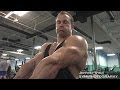 Todd Whitting National Level Competitor Day in the Life Part 3 Trains Back and Biceps Hits Poses