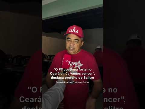EELIÇÕES CEARÁ 2026 | PT realiza grande CAMINHADA com MINISTRO GUIMARÃES em SALITRE! 🚶‍♂️ #shorts