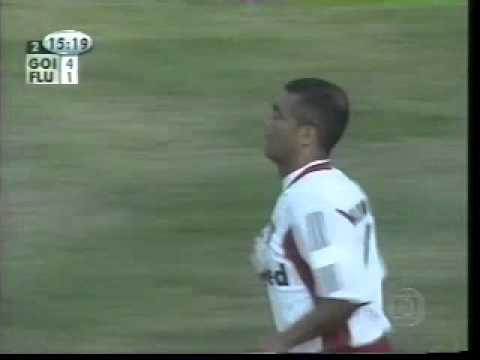 Brasileirão 2003 - Goiás 6 x 1 Fluminense - Gol de Romário