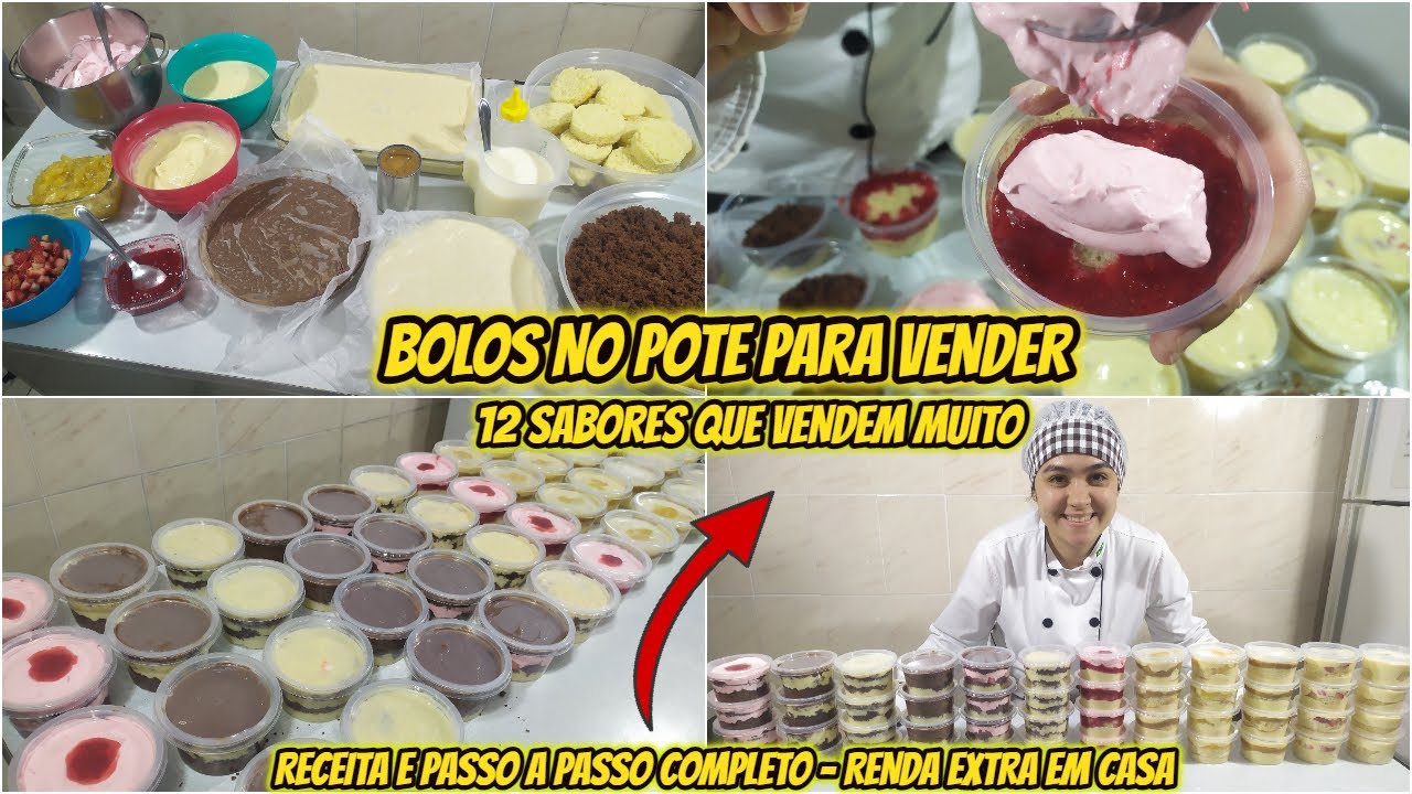 BOLOS NO POTE PARA VENDER l FÁCIL DE FAZER