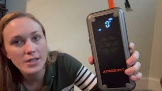 Review of the Acmount W160 Jump Starter with Air Compressor