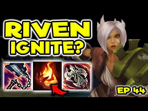 RIVEN TOP HOW TO COUNTER ENEMIES WITH IGNITE! - S11 RIVEN TOP GAMEPLAY! (Season 11 Riven Guide) #44