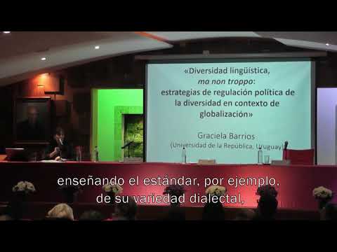 Fragmento de Graciela Barrios en el Segundo Congreso Latinoamericano de Glotopolítica