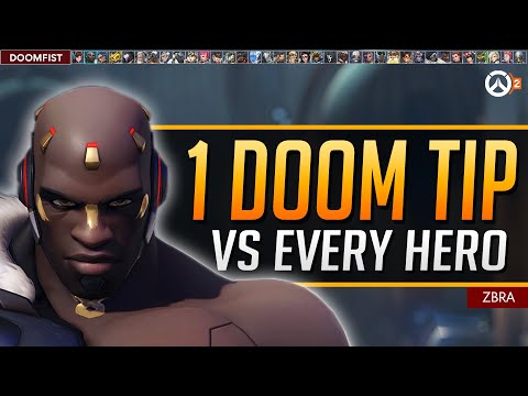 1 DOOMFIST TIP for EVERY HERO ft. ZBRA