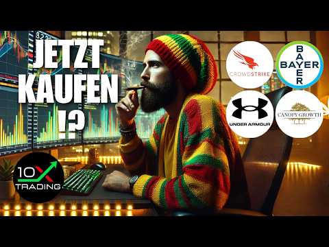 🕵🏼 CROWDSTRIKE - BAYER - UNDER ARMOUR - CANOPY GROWTH 🔎 Buy now⁉️ Stock analysis - Forecast