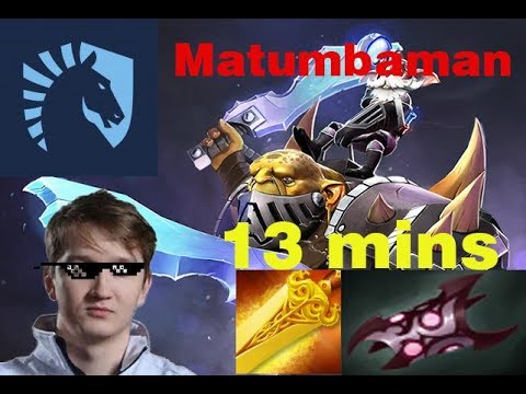 TI7 Champ MATUMBAMAN Alchemist 13 min Radiance & Armlet