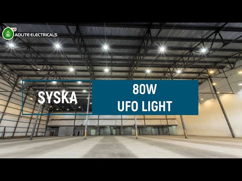 Syska led high bay light 80w, for warehouse, cool white