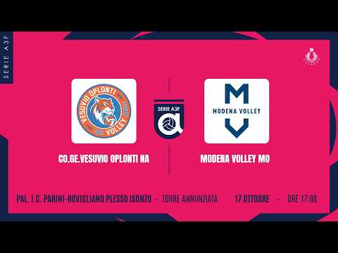 CO.GE.VESUVIO OPLONTI NA - MODENA VOLLEY MO | 1A | A3F |
