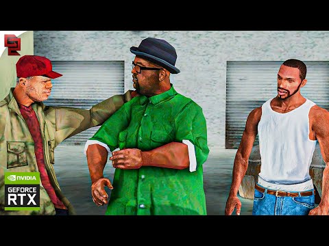 GTA San Andreas on RTX™ 3090 [4K] 'Nines and AKs' Mission - Maxed-Out Gameplay w/ Ultra Graphics MOD
