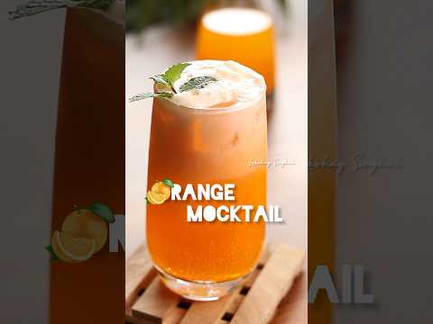 Orange Mocktail #mocktail #orangemojito