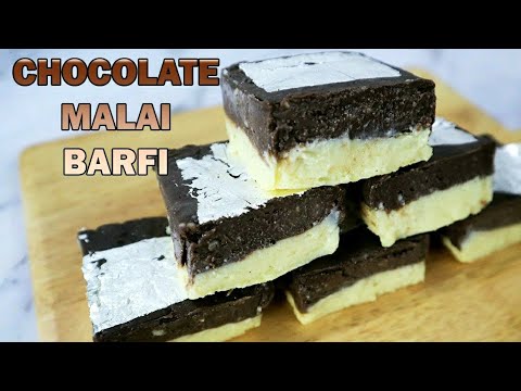 Two Layer Chocolate Burfi |  by Cooking with Benazir