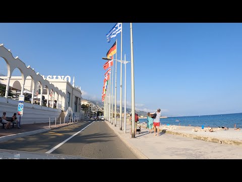 [4K] Scenic Drive in the French Riviera - Cap Martin to Menton