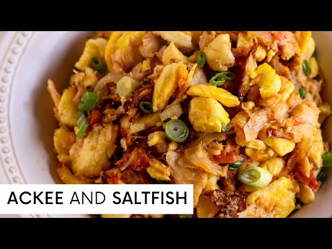 ACKEE AND SALTFISH | Jamaican breakfast | Easy Recipe