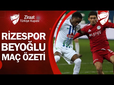 Çaykur Rizespor 1-1 Beyoğlu Yeni Çarşı | MAÇ ÖZETİ | Ziraat Türkiye Kupası C Grubu 3. Hafta Maçı