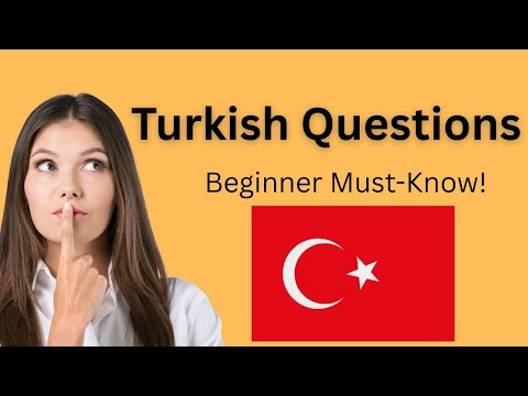 Turkish for Beginners | 20 Must-Know Questions