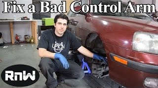 How to Remove and Replace a Control Arm - Due to Bad Bushings