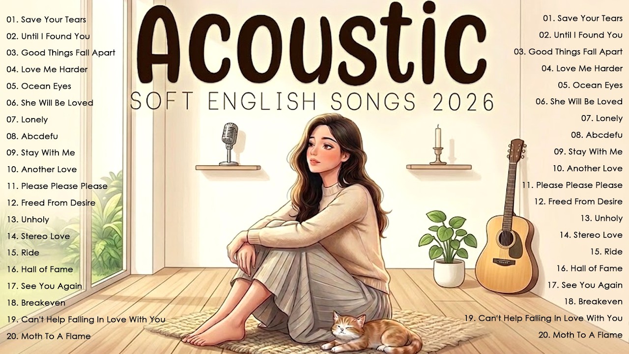Relaxing Acoustic Songs 2026 🍃 Gentle Music with Lyrics for a Peaceful Mindset #9