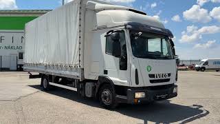 Cami&atilde;o de toldo IVECO EUROCARGO ML75E valnik manual EEV VIN 614 | Imagem 4 - Autoline