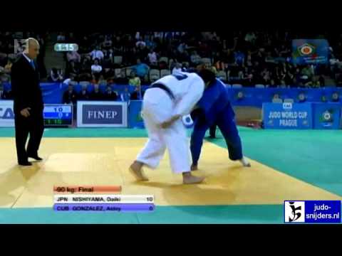 Daiki Nishiyama (JPN) - Asley Gonzalez (CUB) [-90kg] final